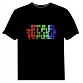 T-SHIRT LED STAR WARS